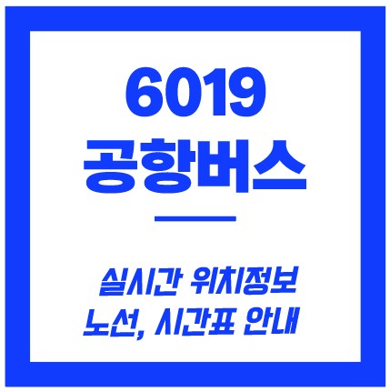 6019 공항버스
