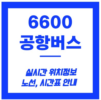 6600번 공항버스