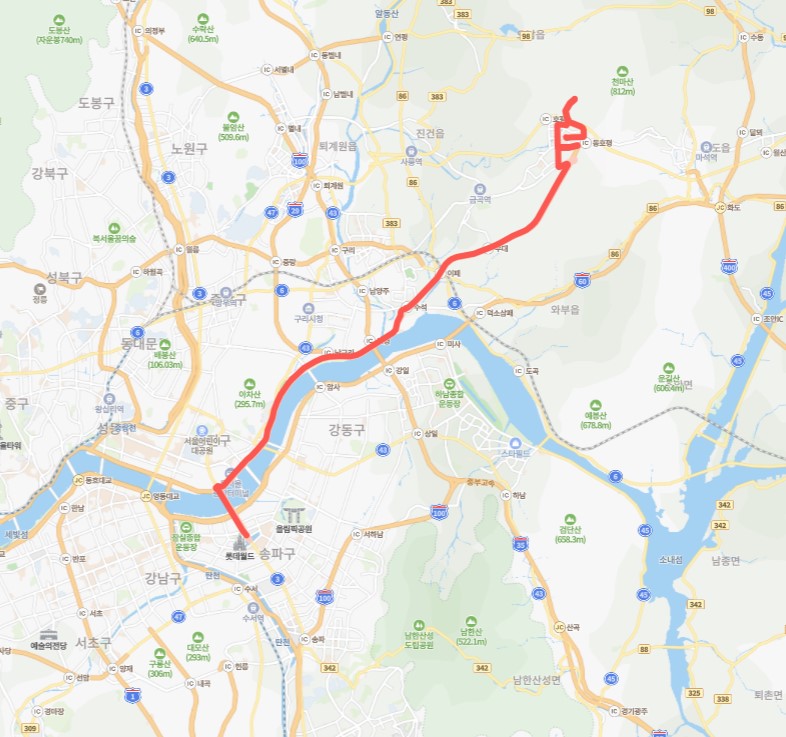 m2323버스 노선도