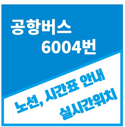 6004번공항버스