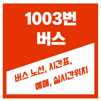1003번 버스