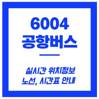 6004 공항버스