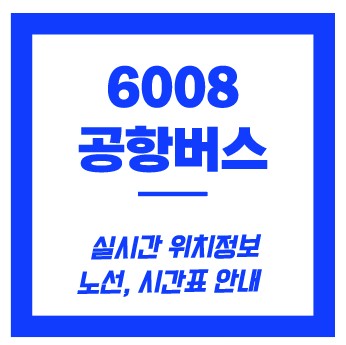 6008 공항버스