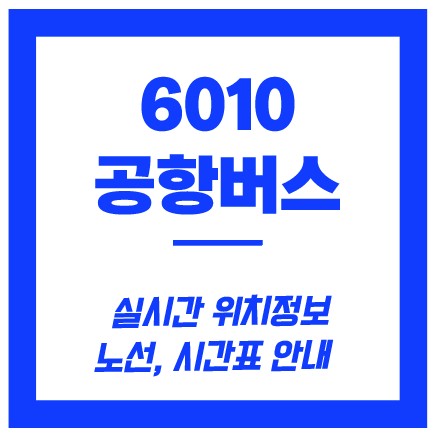 6010번 공항버스