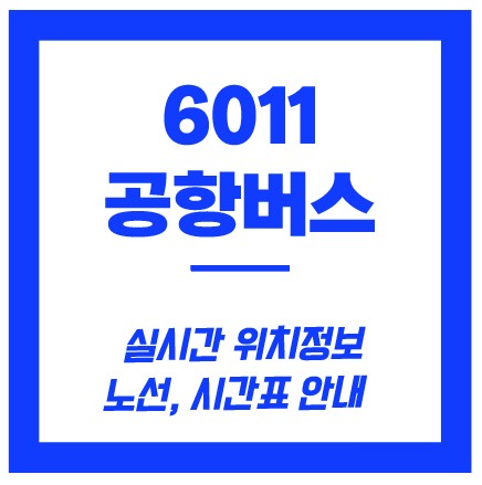 6011 공항버스