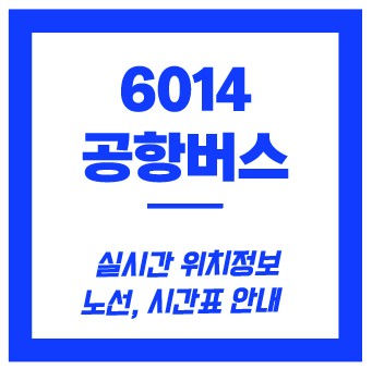 6014 공항버스