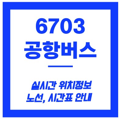 6703번 공항버스
