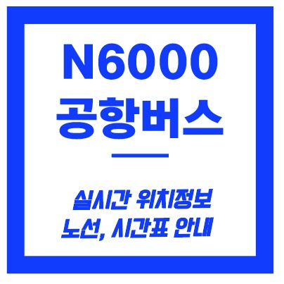 N6000번 공항버스
